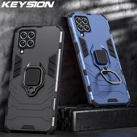 Keysion Capa Armadura Anti Impacto Para Samsung M53 M33 5g Traseira De Celular Com Anel Galaxy