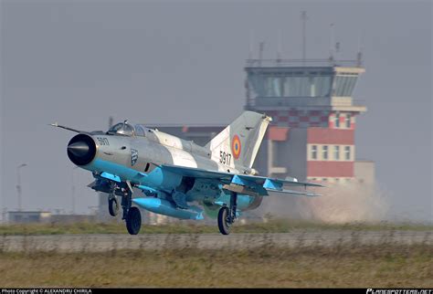 5917 Romanian Air Force Mikoyan Gurevich Mig 21MF Photo By ALEXANDRU