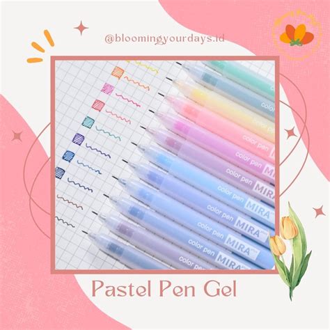 Jual Bloomingyourdays Color Pen Pulpen Warna Warni Pen Gel Blolpoin