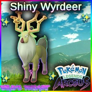 Shiny Wyrdeer alpha best Stats // Pokemon Legends: Arceus - Etsy