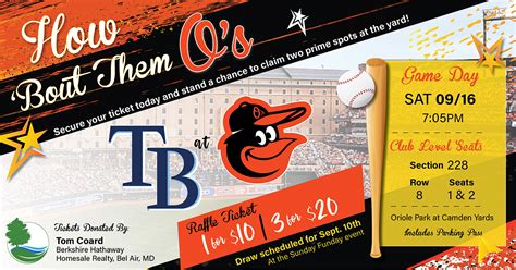 Orioles Tickets Fundraiser - Save Perryman & Win Oriole Tickets