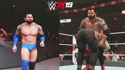 WWE 2K19 Batista 14 4 Attire Mod Showcase Ft Entrance Finisher