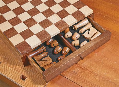 Chess Board Woodworking Project Woodsmith Plans