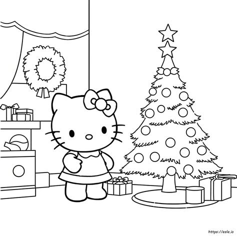 christmas tree hello kitty