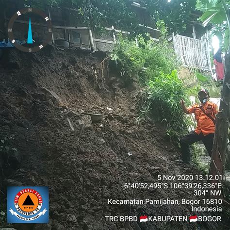 Tanah Longsor Di Kecamatan Pamijahan Bpbd Kab Bogor