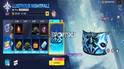 Cara Dapatkan Gloo Wall Crystal Citadel Free Fire Ff Esportsku