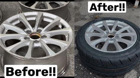 How To Repair Curb Rash Rims They Were Destroyed Youtube