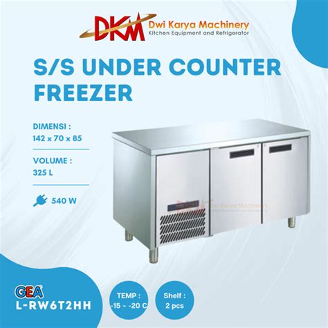 Jual Gea Undercounter Freezer Chiller L RW6T2HH Under Counter Freezer