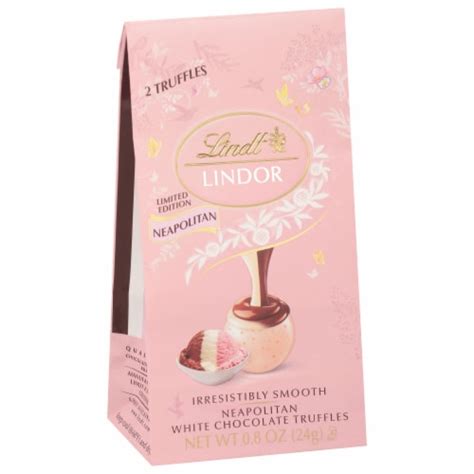 Lindt Lindor Spring Neapolitan White Chocolate Candy Truffles 1 Ct 0