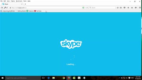 Login Skype Online On Web Youtube