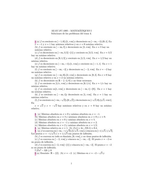 Soluciones Pr Tema Ae Ec Fc Matemtiques I Soluciones