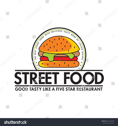 Street Food Logo Vector Illustration Best Stock Vector (Royalty Free ...