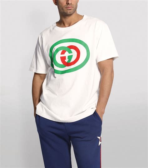 Gucci Interlocking G Logo T Shirt Harrods Us