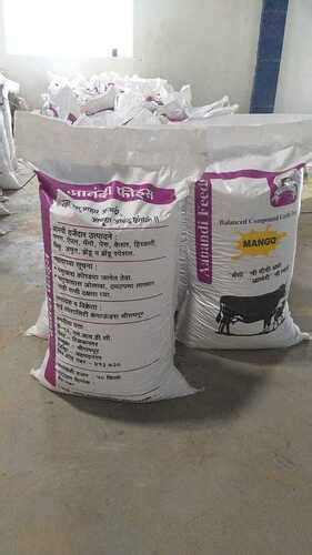 Pack Of 50 Kg Brown Colour 22 Protein Cattle Nutrition Feed For Cow