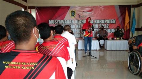 Hadiri Musorkab Npci Klaten Bupati Sri Mulyani Saya Bangga Dengan