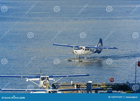 Vancouver Harbour Air Seaplane, Vancouver, Canada Editorial Photography ...