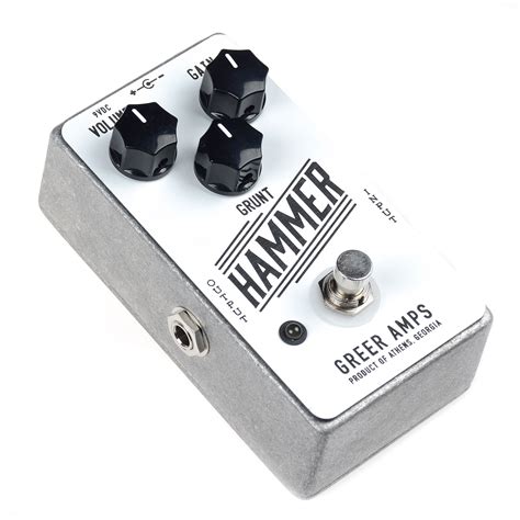 Greer amps Hammer Pédale overdrive distortion fuzz