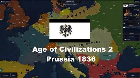 Age Of Civilizations 2 Gameplay Prussia Victorian Era 1836 Youtube