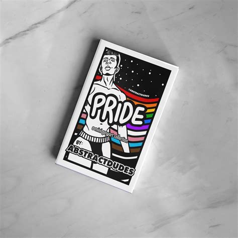 Pride Zine A Mini Gay Art Collection Single Page Zine Nude Illustration Artbook Printable