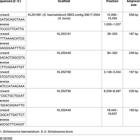 Summary Information Of The Sex Specific Markers Identified Download