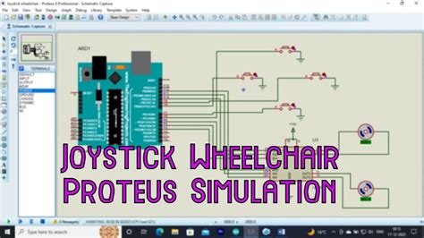 Joystick Controlled Wheelchair Proteus V Simulation Voice