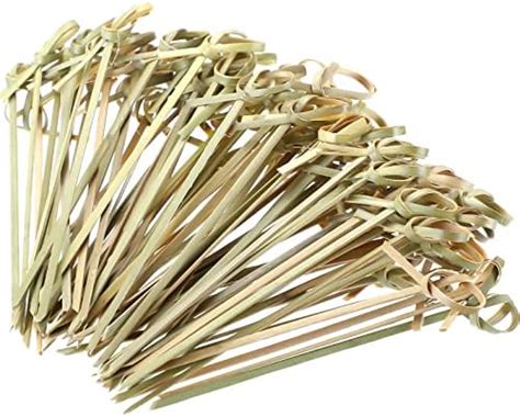 Amazon 500 Pcs Bamboo Cocktail Picks 4 8 Inch Natural