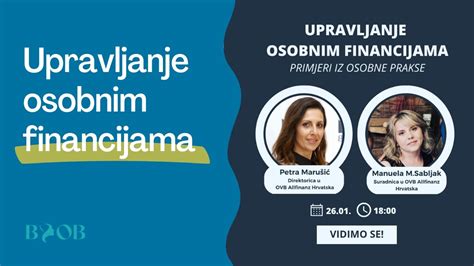 Manuela Mihaljević Sabljak Upravljanje osobnim financijama YouTube