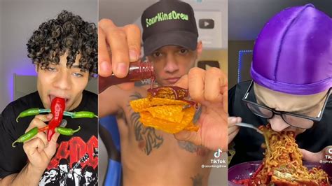 Extreme Hot Spicy Food Tiktok Compilation Youtube