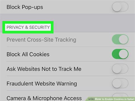 How To Enable Cookies In Safari Steps With Pictures Wikihow