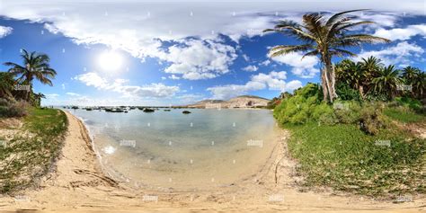 360° view of Sotavento Beach, Fuerteventura - Alamy