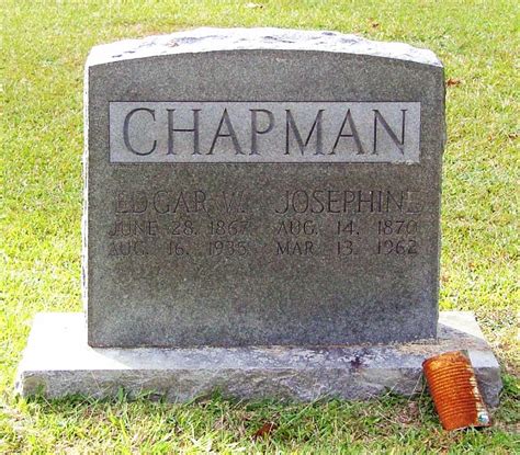 Edgar Woodson Chapman 1867 1935 Find A Grave Memorial