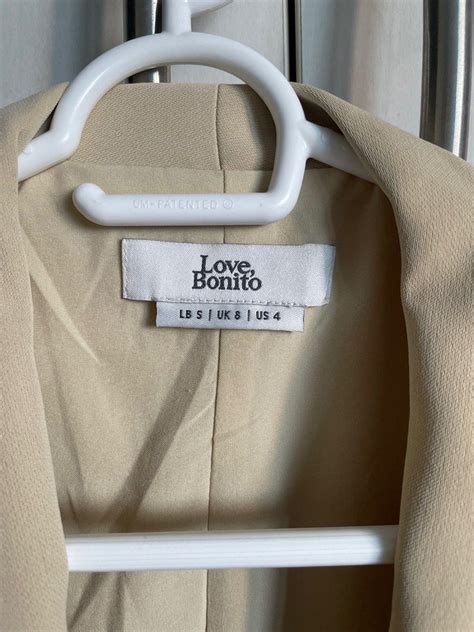 Love Bonito Auria Blazer Nude On Carousell
