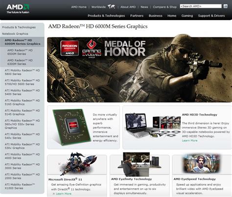 3dfxzoneit Amd Introduce Le Gpu Amd Radeon Hd 6000m Per I Mobile