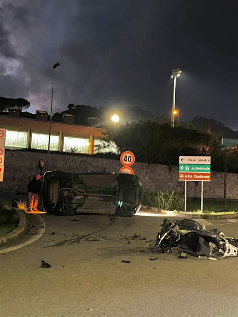 Messina Scontro Auto Moto All Annunziata Si Sono Aggravate Le