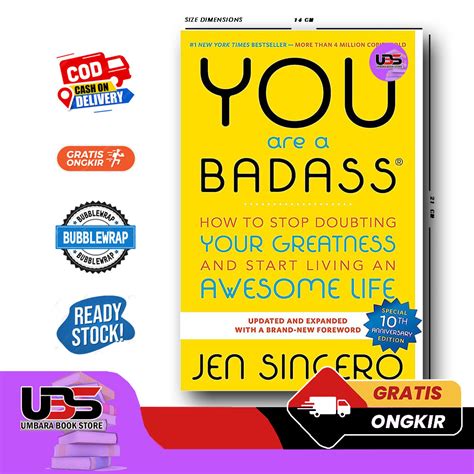 Jual You Are A Badass Jen Sincero English Shopee Indonesia