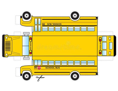 School Bus Cutout Stock Photo - Image: 43247151