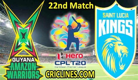 Today Match Prediction Guyana Amazon Warriors Vs Saint Lucia Kings Cpl