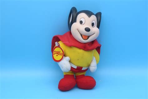 Yahoo オークション 1円スタート 80s Mighty Mouse Plush Doll マイ