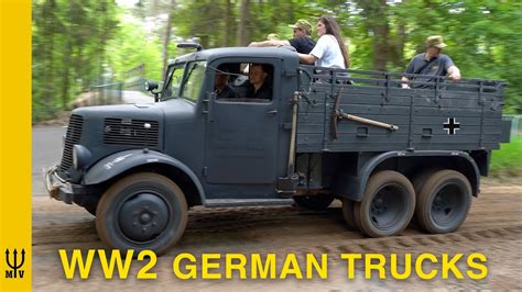 You Have Never Seen These Ww German Wehrmacht Trucks Before Youtube