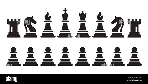 Chess Pieces Vector Silhouette Fotografías E Imágenes De Alta Resolución Página 2 Alamy