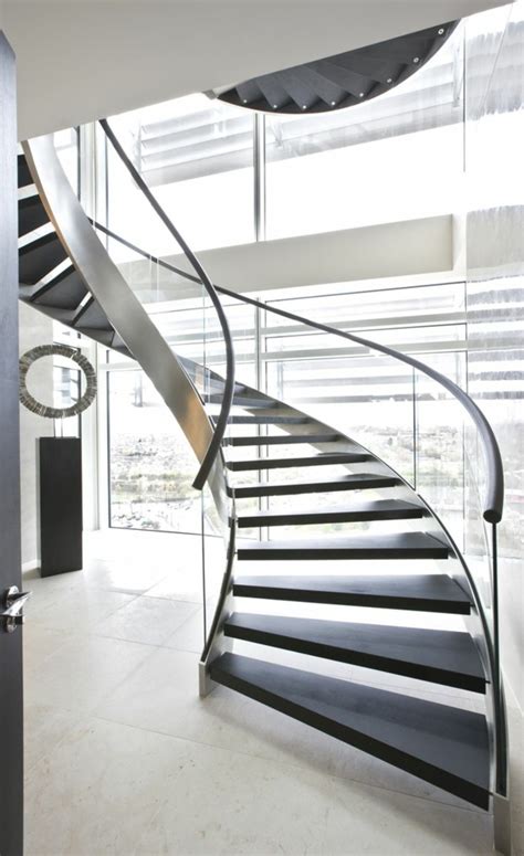 Designs D Escaliers Avec Garde Corps En Verre Archzine Fr