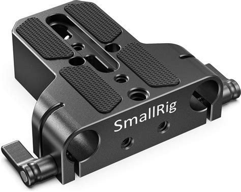 SMALLRIG Camera Base Plate With Rod Rail Clamp For Sony FS7 For Sony