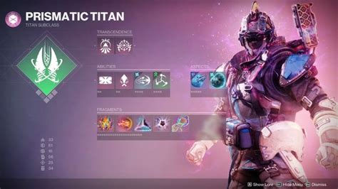 Destiny 2 Unlock All Prismatic Fragments Aspects And Abilities In