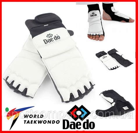 Защита стоп для тхэквондо Daedo на ноги футы носки накладки экипировка ...