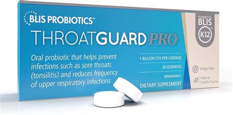 BLIS ThroatGuard Pro Oral Probiotics, Potent BLIS K12 Probiotic, Helps ...