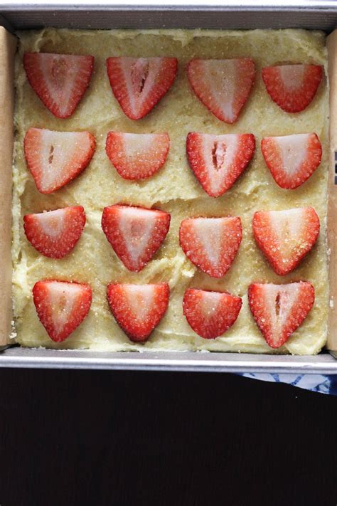 Strawberry Cornmeal Cake | Dough-Eyed