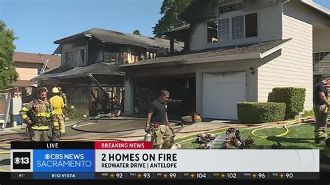 2 Homes Catch Fire On Redwater Drive In Antelope YouTube