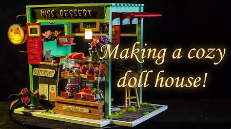 Making My First Doll House Kit Robotime Diy Youtube