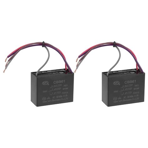 Buy Uxcell Ceiling Fan Capacitor Cbb Uf V Ac Wires