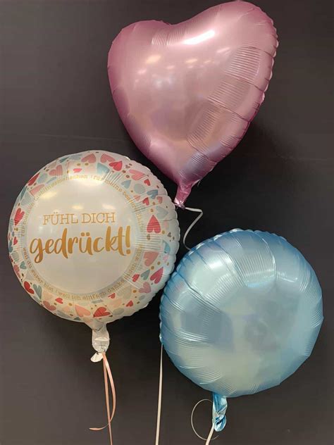 Ballon Fühl Dich Gedrückt mit Dekoballons Der Ballonshop im Raum